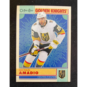 2021-22 O-Pee-Chee Retro Michael Amadio Golden Knights 377