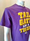 LSU Tigers Men's Short Sleeve "Tail Gate Like A Tiger" Puprle T Shirt Size Large