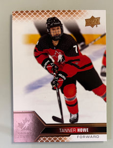 2022 Upper Deck Canada Juniors Rose Gold Tanner Howe 42