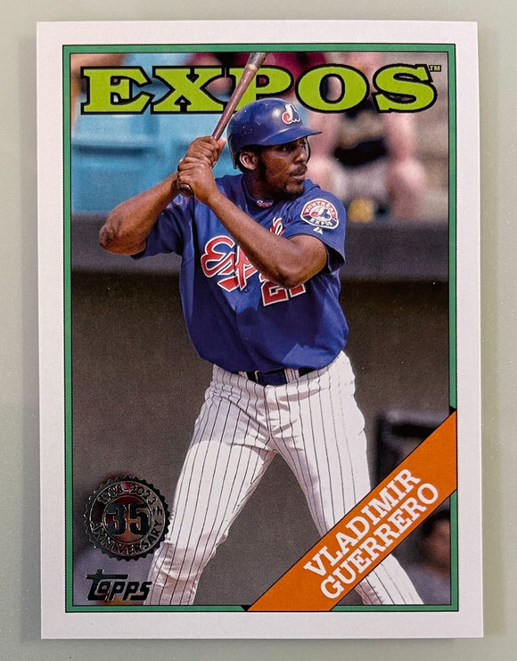 2023 Topps Series 1 1988 35th Anniversary Vladimir Guerrero Expos T88-61