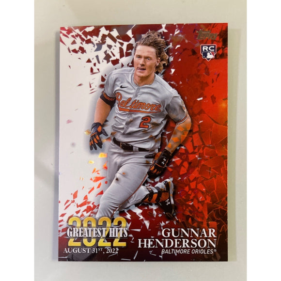 2023 Topps Series 1 Greatest Hits - Gunnar Henderson RC - Orioles 22GH-13