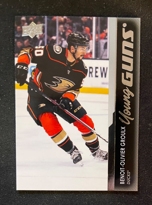 2021-22 Upper Deck Hockey Series 2 Young Guns RC Benoit-Oliver Groulx Ducks 478