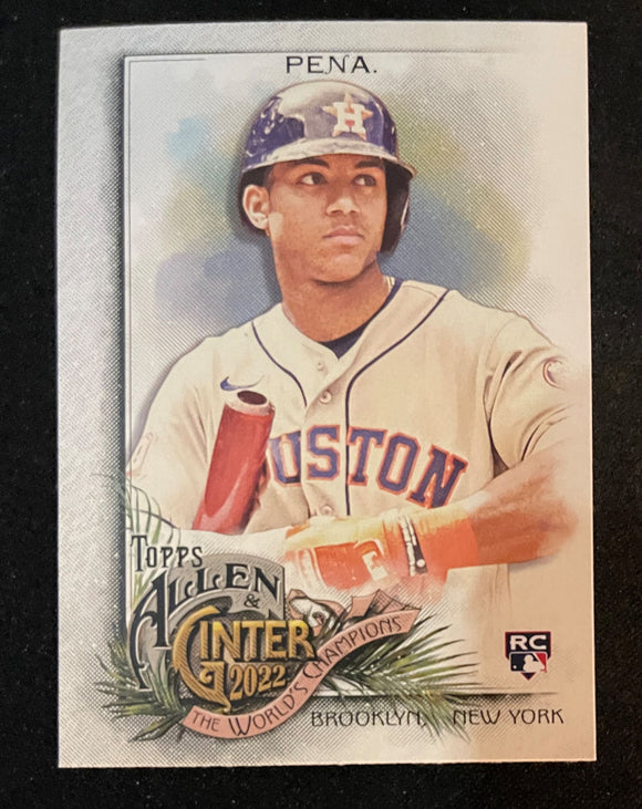 2022 Allen & Ginter Baseball SP Jeremy Pena RC Astros 349