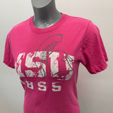 Michigan State University Spartans Women's small pink t shirt screened logo