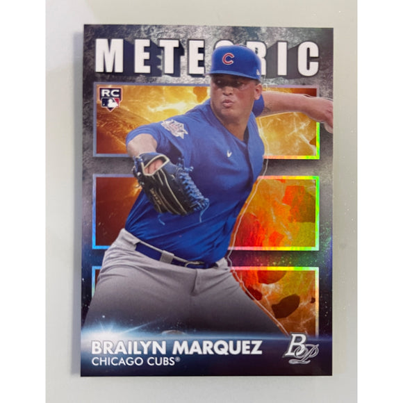 2021 Bowman Platinum - Meteoric - Brailyn Marquez RC - Cubs - MET-13