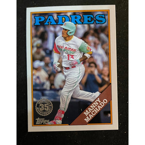 2023 Topps Series 1 1988 35th Anniversary Manny Machado Padres T88-47