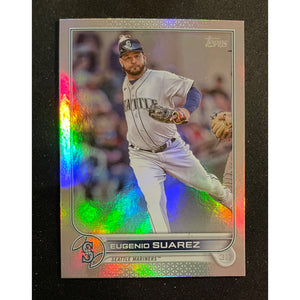 2022 Topps Update Baseball Rainbow Foil Eugenio Suarez Mariners US137