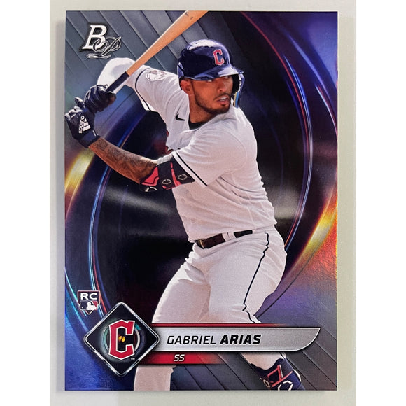 2022 Bowman Platinum Baseball  Gabriel Arias RC Guardians 97