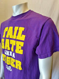 LSU Tigers Men's Short Sleeve "Tail Gate Like A Tiger" Puprle T Shirt Size Large