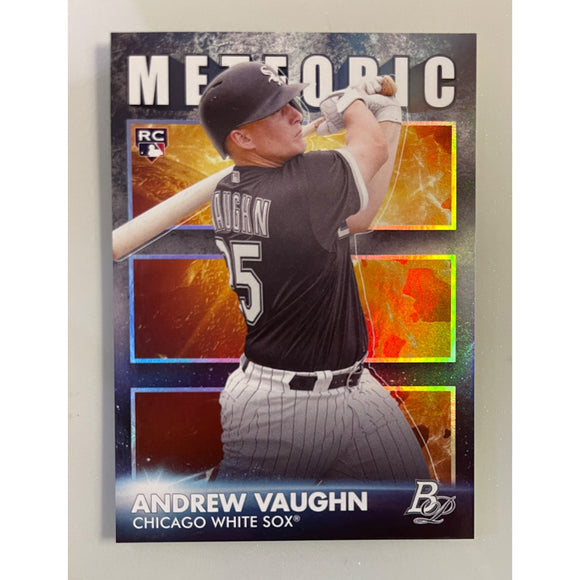 2021 Bowman Platinum - Meteoric - Andrew Vaughn RC - White Sox - MET-9