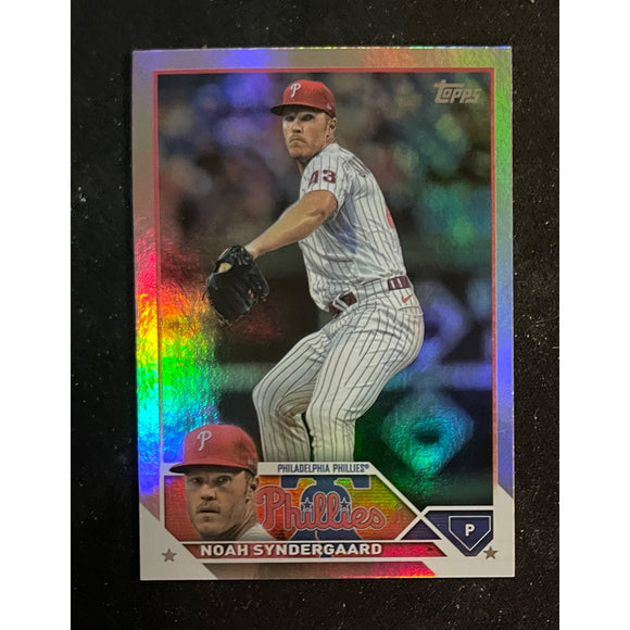 2023 Topps Series 1 Rainbow Foil Noah Syndergaard Phillies 145