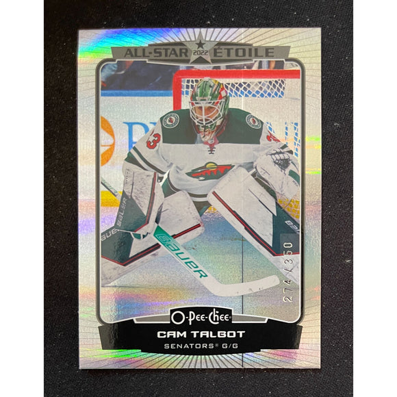 2022-23 O-Pee-Chee Hockey Rainbow Foil #/350 Cam Talbot Wild 529