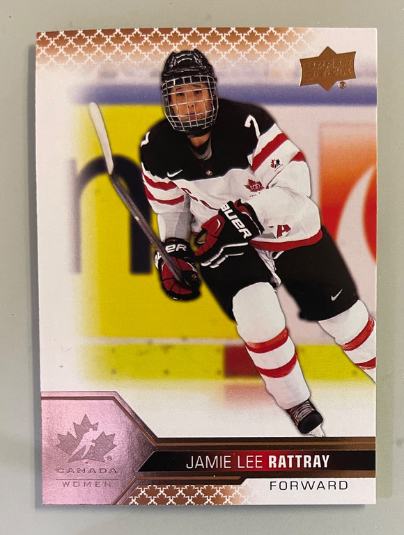 2022 Upper Deck Canada Juniors Rose Gold Jamie Lee Rattray 64