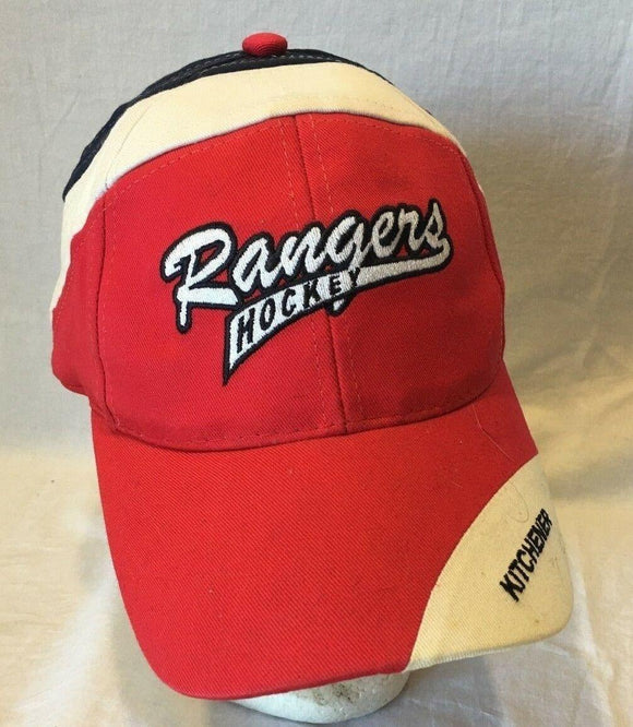 Kitchener Rangers Hockey OHL Ball Cap Adult Hook Loop Baseball Hat