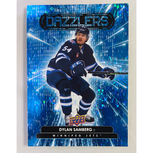 2022-23 Upper Deck Series Two Blue Dazzlers Dylan Samberg DZ-94