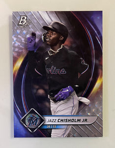 2022 Bowman Platinum Baseball  Ice Foil Jazz Chisholm Jr. Marlins - 73