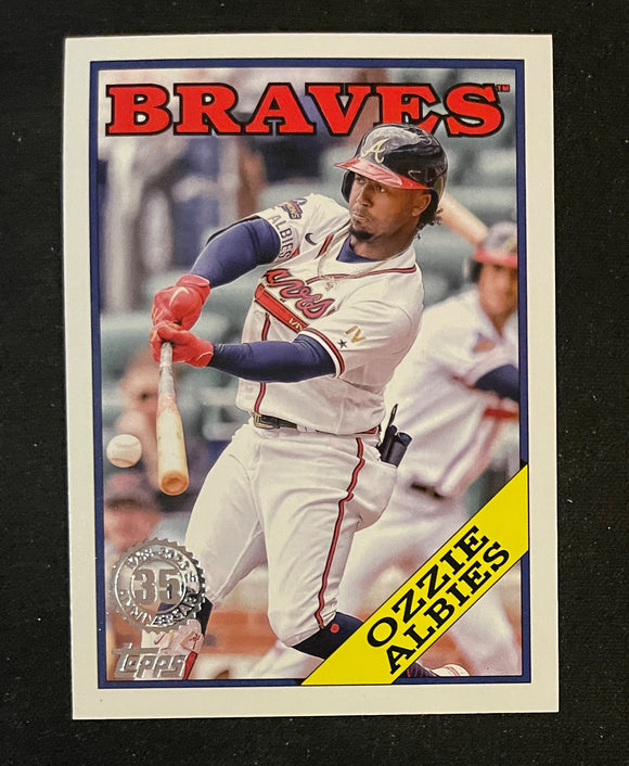 2023 Topps Series 1 1988 35th Anniversary Ozzie Albies Braves T88-63