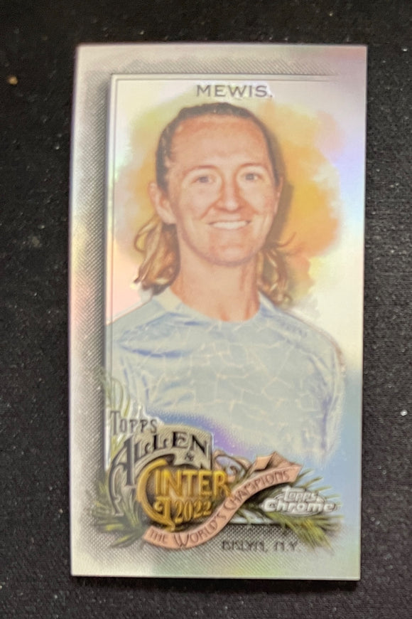 2022 Topps Allen & Ginter Chrome Mini Refractor Sam Mewis Soccer Player 233