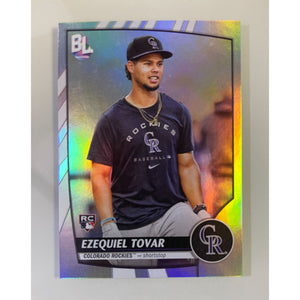 2023 Topps Big League Baseball - Uncommon Foil - Ezequiel Tovar RC - Rockies 204