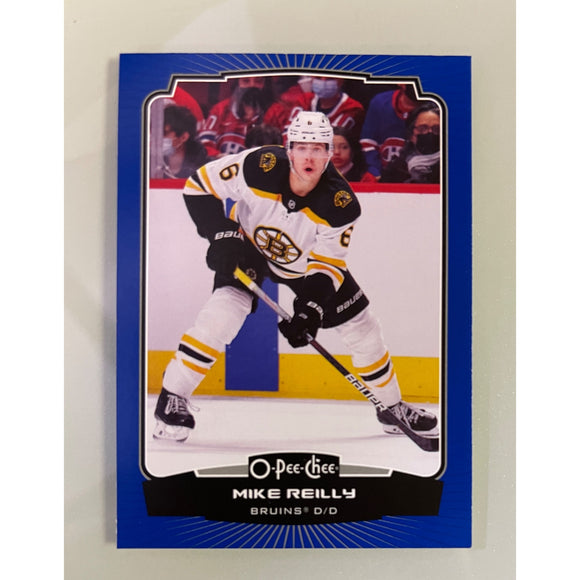 2022-23 O-Pee-Chee Hockey Blue Border Mike Reilly Bruins  482