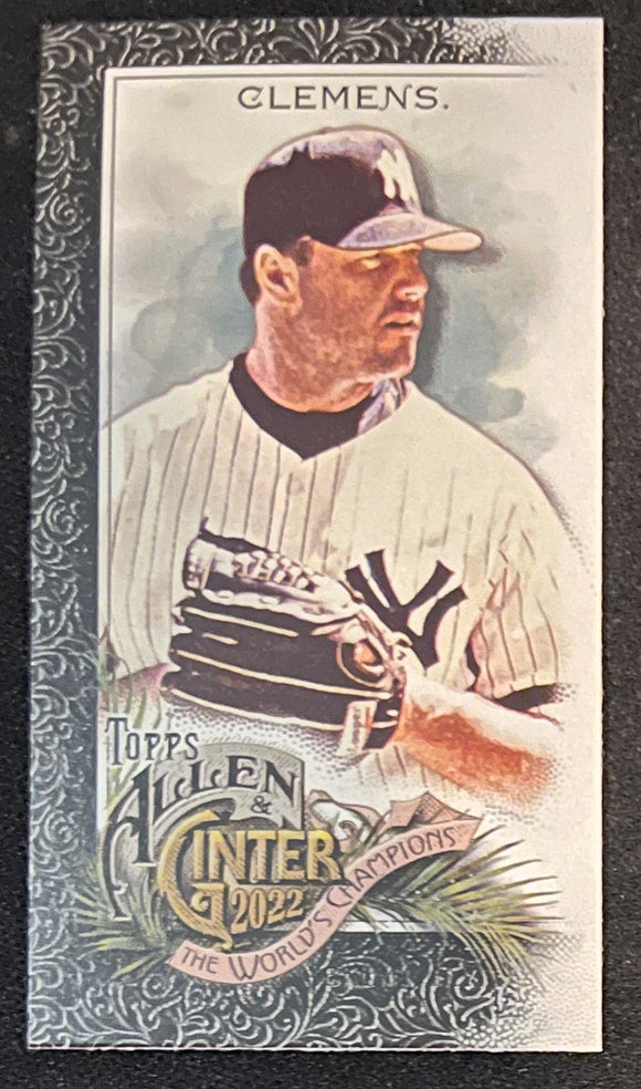 2022 Topps Allen & Ginter - Mini - Black Border - Roger Clemens - Yankees - 104