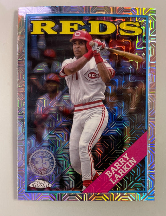 2023 Topps Baseball Mojo Refractor Clayton Barry Larkin Reds T88C-18