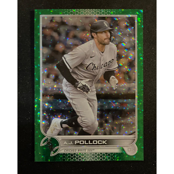 2022 Topps Update Baseball Green Foilboard #/499 A.J. Pollock White Sox US204