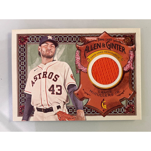 2022 Allen & Ginter Full Size Relic Lance McCullers Jr AGRA-LM