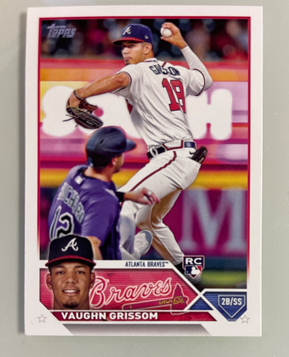 2023 Topps Baseball Series 1 - Topps - Rookie Card RC - Vaughn Grissom - Braves - 275