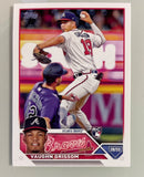 2023 Topps Baseball Series 1 - Topps - Rookie Card RC - Vaughn Grissom - Braves - 275