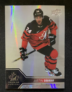 2022 Upper Deck Team Canada Juniors - Pillars of Light - Justin Sourdif 16