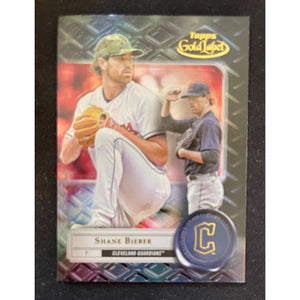 2022 Topps Gold Label - Black - Class 1 - Shane Bieber - Guardians - 33