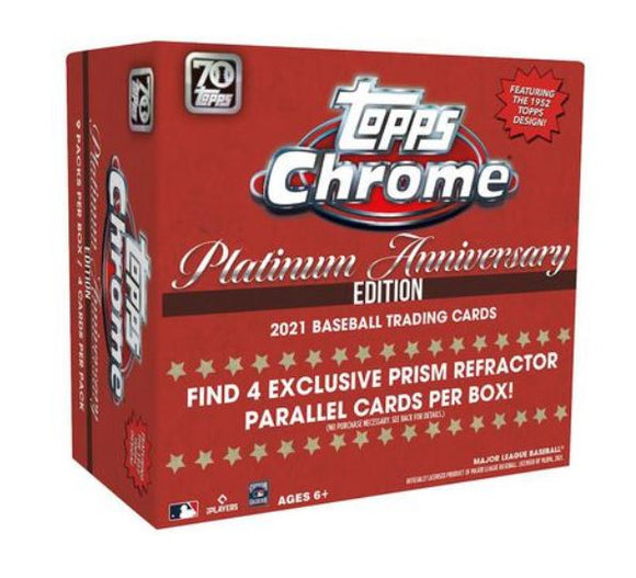 2021 Topps Chrome Baseball Platinum Anniversary Edition - Base Cards - 600 Through 699