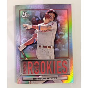 2022 Bowman Platinum Renowned Rookies Bryson Stott RC Phillies RR-20