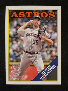 2023 Topps Series 1 1988 35th Anniversary Justin Verlander Astros T88-13