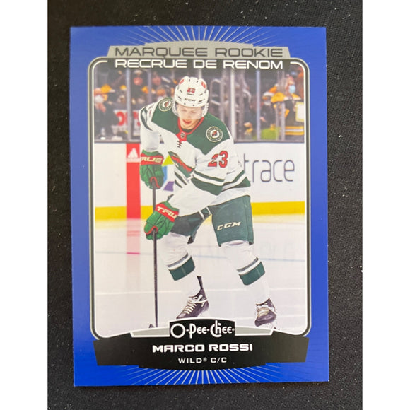 2022-23 O-Pee-Chee Blue Marquee Rookie Marco Rossi Wild 544