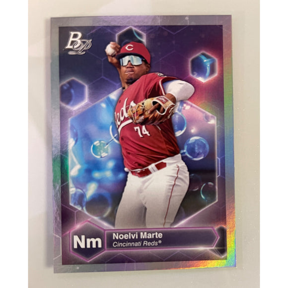 2022 Bowman Platinum Precious Elements Noelvi Marte Reds - PE-3