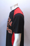 Arizona Diamondbacks MLB Baseball Black Red Stitches Short Sleeve Shirt Size M