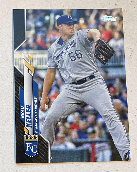 2020 Topps Baseball Black Brad Keller #/69 Kansas City Royals