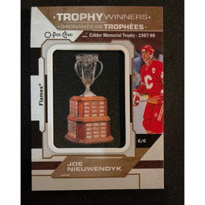 2022-23 O-Pee-Chee Hockey Trophy Winners Patch Joe Nieuwendyk Flames P-53