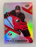 2022 Upper Deck Canada Juniors Acetate Rieger Lorenz CA-33