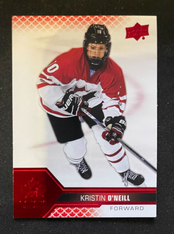 2022 Upper Deck Team Canada Juniors - Red - Kristin O'Neill - 63