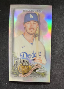 2022 Topps Allen & Ginter Chrome Mini Refractor Cody Bellinger Dodgers 124