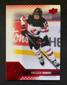 2022 Upper Deck Team Canada Juniors - Red - Melodie Daoust - 48