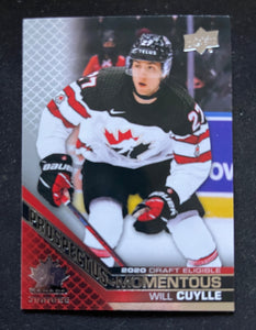 2022 Upper Deck Team Canada Juniors Prospectus Momentous Will Cuylle PM-24