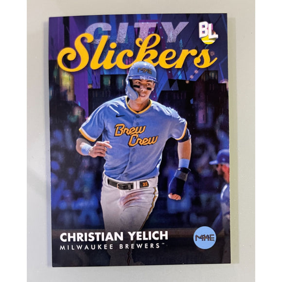 2023 Topps Big League Baseball - City Slickers - Christian Yelich - Brewers - CS-16