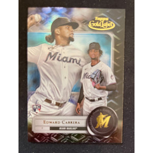 2022 Topps Gold Label - Black - Class 1 - Edward Cabrera RC - Marlins - 31