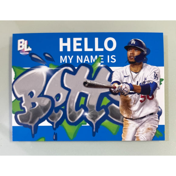 2023 Topps Big League Baseball - Hello My Name Is - Mookie Betts - Dodgers RC-7