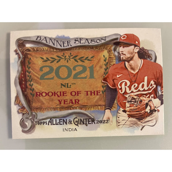 2022 Allen & Ginter Banner Season 2021 Jonathan India Reds BS-12