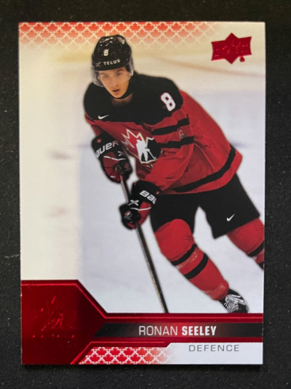 2022 Upper Deck Team Canada Juniors - Red - Ronan Seeley - 19